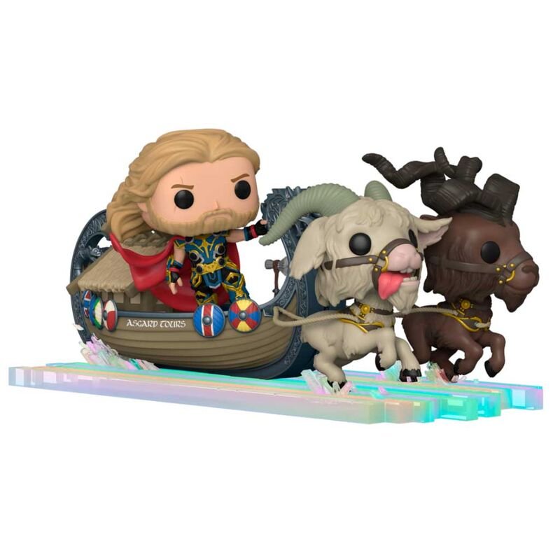 POP! Rides Thor: Love & Thunder Super Deluxe Thor & Goat Boat 13 cm - Toys - Funko