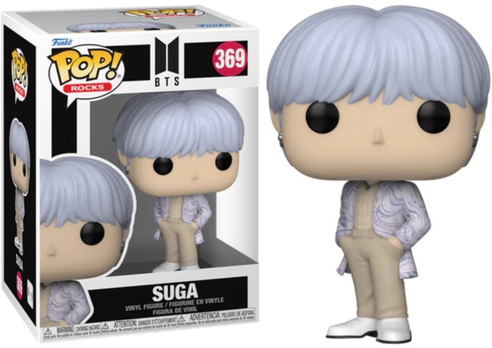 POP! Rocks BTS Vinyl Figure Suga 9 cm - Colecionáveis - Funko