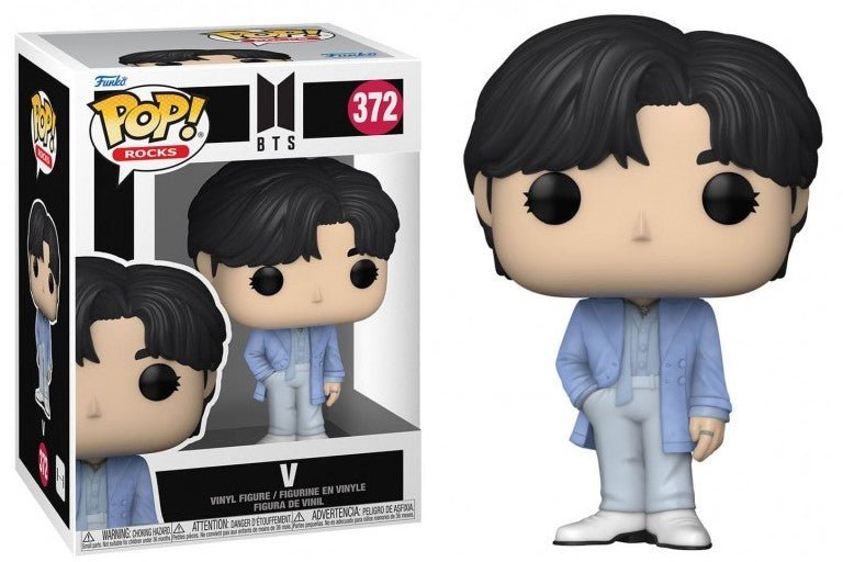 POP! Rocks BTS Vinyl Figure V 9 cm - Colecionáveis - Funko