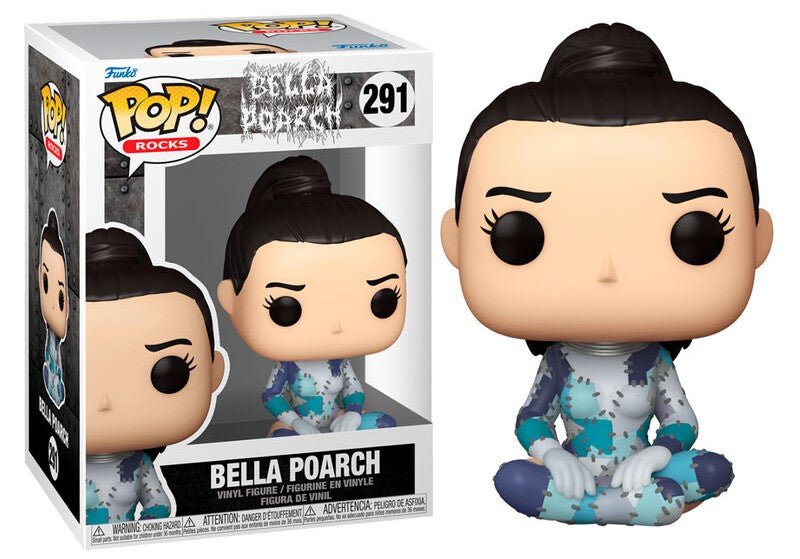 POP! Rocks Bella Poarch Vinyl Figure Bab in Patchwork Outfit 9 cm - Colecionáveis - Funko