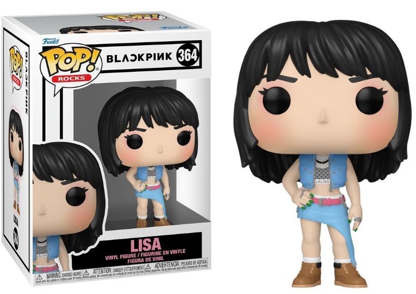 POP! Rocks Blackpink Vinyl Figure Lisa 9 cm - Colecionáveis - Funko