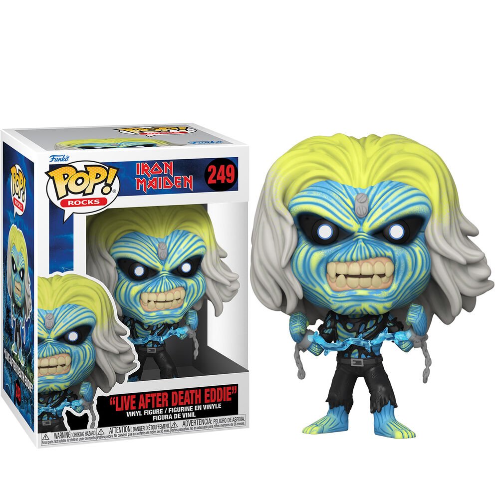 POP! Rocks Iron Maiden Vinyl Figure Eddie - Live After Death 9 cm - Toys - Funko