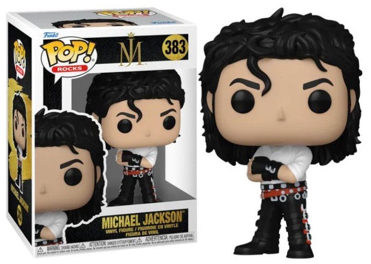 POP! Rocks Michael Jackson 9 cm #383 - Colecionáveis - Funko