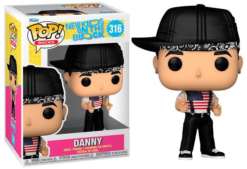 POP! Rocks New Kids on the Block Vinyl Figure Danny 9 cm - Colecionáveis - Funko