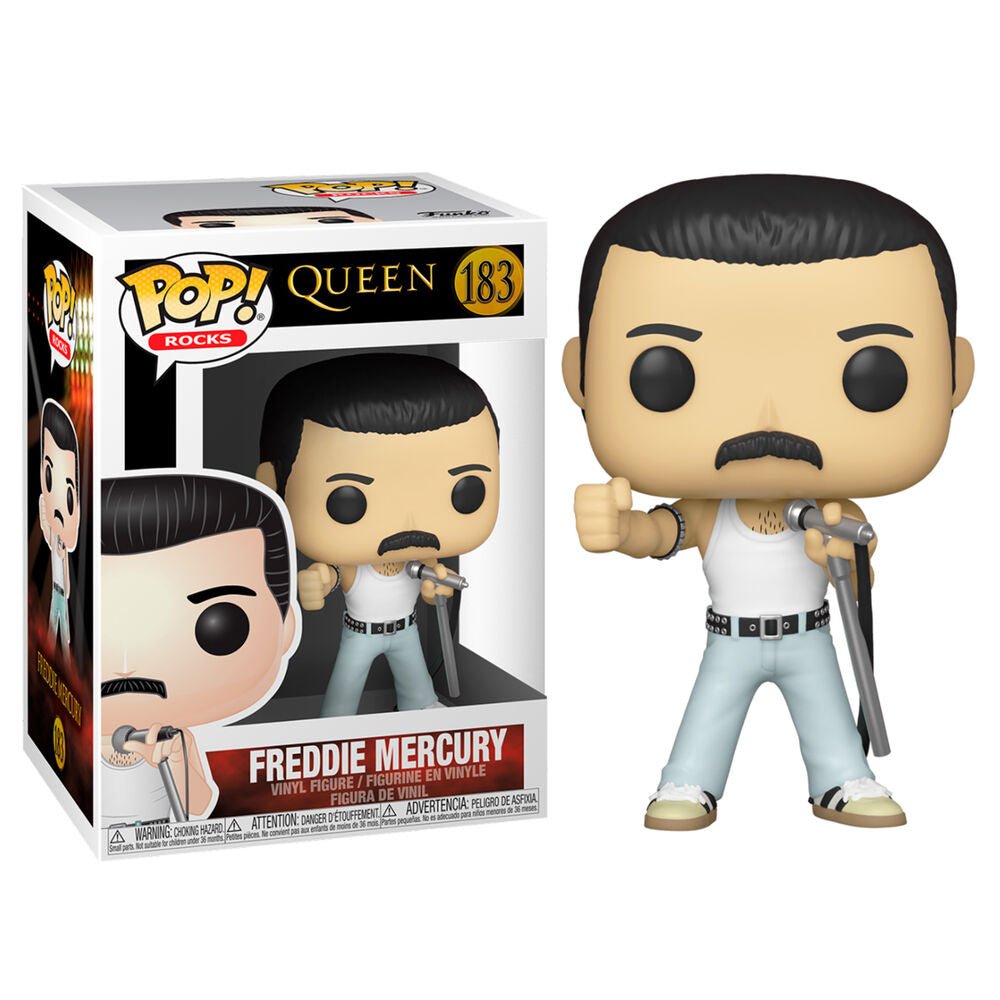 POP! Rocks Queen Vinyl Figure Freddie Mercury Radio Gaga 9 cm - Toys - Funko