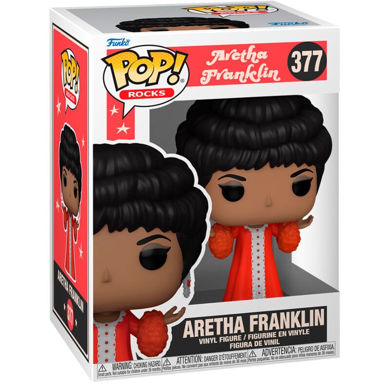 POP! Rocks Vinyl Figure Aretha Franklin (AW Show) 9 cm - Colecionáveis - Funko
