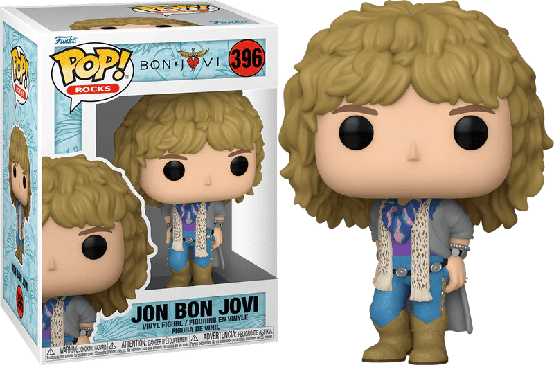 POP! Rocks Vinyl Figure Bon Jovi (1980's) 9 cm - Colecionáveis - Funko