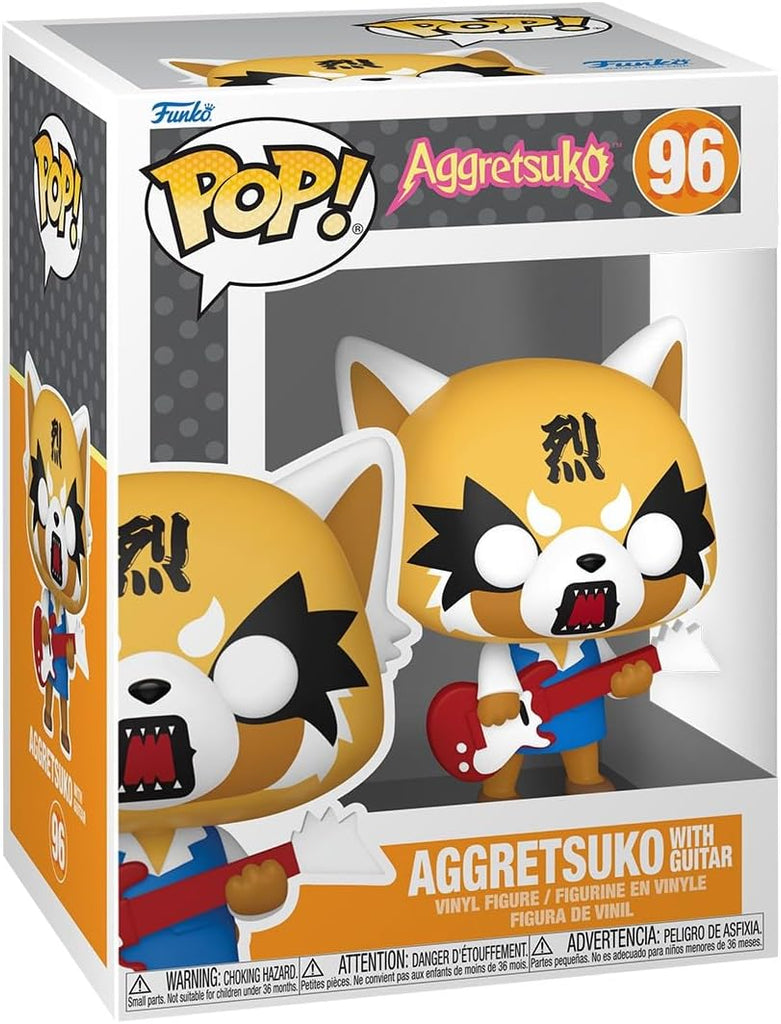 POP! Sanrio: Aggretsuko com Guitarra 9cm - Colecionáveis - Funko