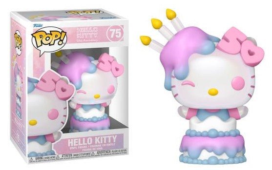 POP! Sanrio: Hello Kitty 50th Anniversary 9cm - Colecionáveis - Funko