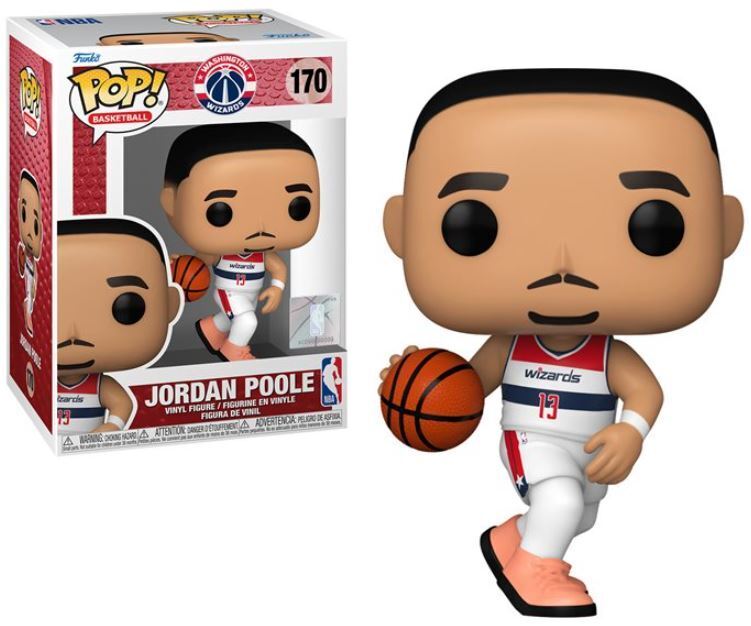 POP! Sports NBA Legends Vinyl Figure Warriors - Jordan Poole 9 cm - Colecionáveis - Funko
