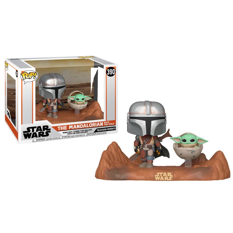 POP! Star Wars Mandalorian - The Child and Mandalorian 9 cm - Toys - Funko