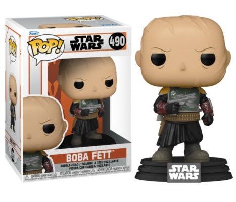 POP! Star Wars: Mandalorian Vinyl Figure Boba Fett Unmasked 9 cm - Colecionáveis - Funko