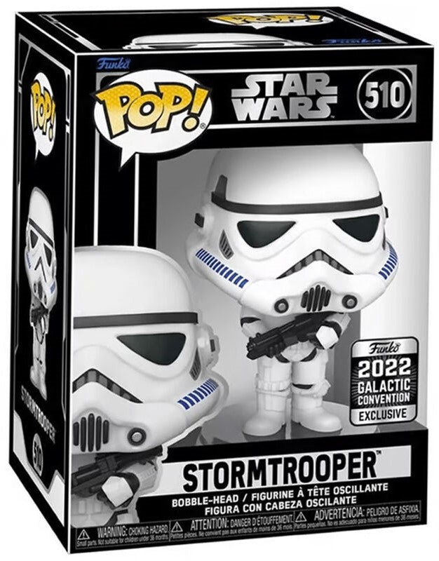 POP! Star Wars Stormtrooper Exclusive Galactic Convention 9 cm - Colecionáveis - Funko