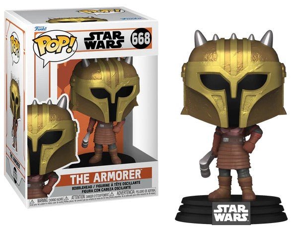 POP! Star Wars: The Mandalorian Vinyl Figure The Armorer 9 cm - Colecionáveis - Funko