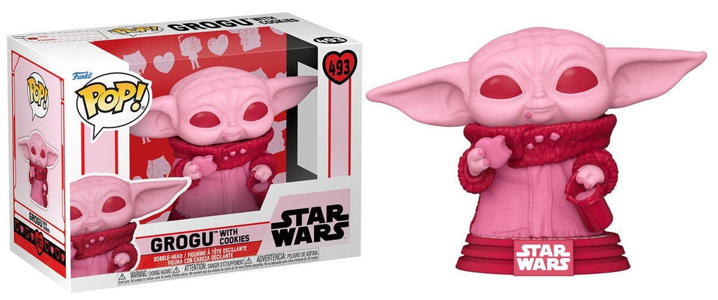 POP! Star Wars Valentines Vinyl Figure Grogu 9 cm - Colecionáveis - Funko