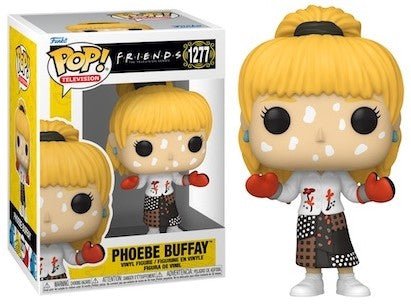 POP! TV Friends Vinyl Figure Phoebe w/ Chicken Pox 9 cm - Colecionáveis - Funko