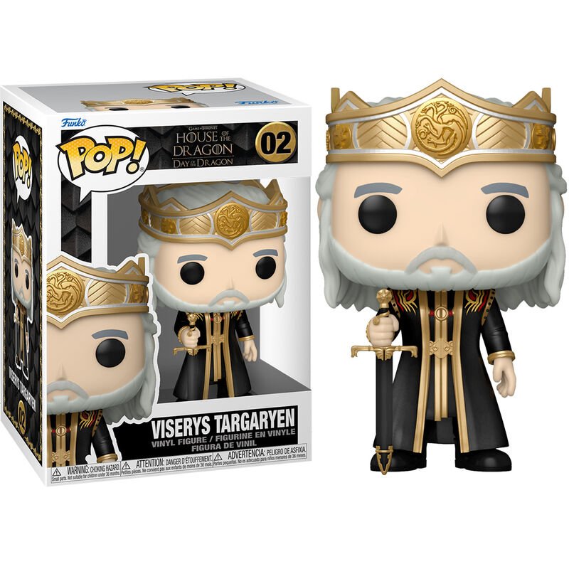 POP! TV House of the Dragon Vinyl Figure Viserys Targaryen 9 cm - Toys - Funko