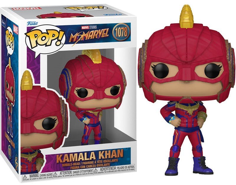 POP! TV Ms. Marvel Vinyl Figure Kamala Khan 9 cm - Colecionáveis - Funko