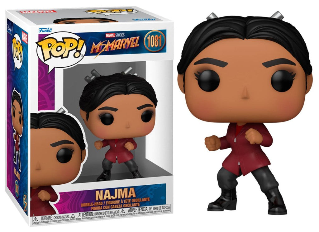 POP! TV Ms. Marvel Vinyl Figure Najma 9 cm - Colecionáveis - Funko