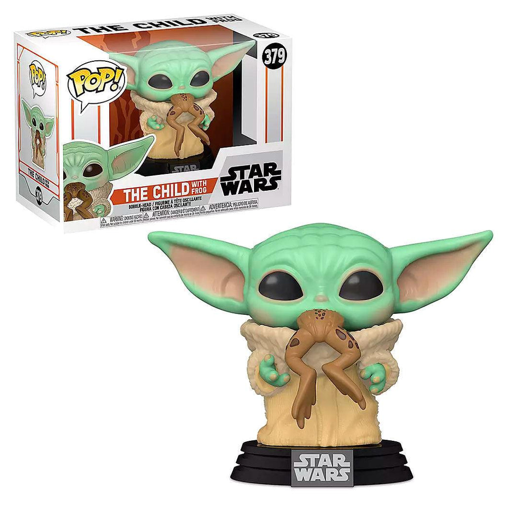 POP! TV Star Wars The Mandalorian Vinyl Figure The Child with Frog 9 cm - Toys - Funko
