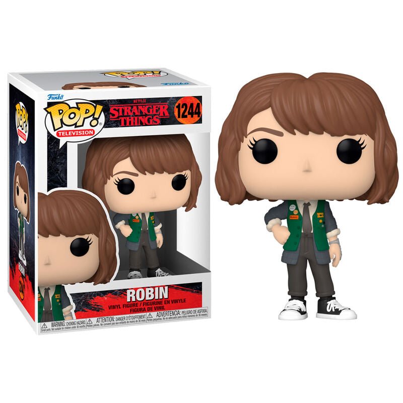 POP! TV Stranger Things Vinyl Figure Robin 9 cm - Toys - Funko