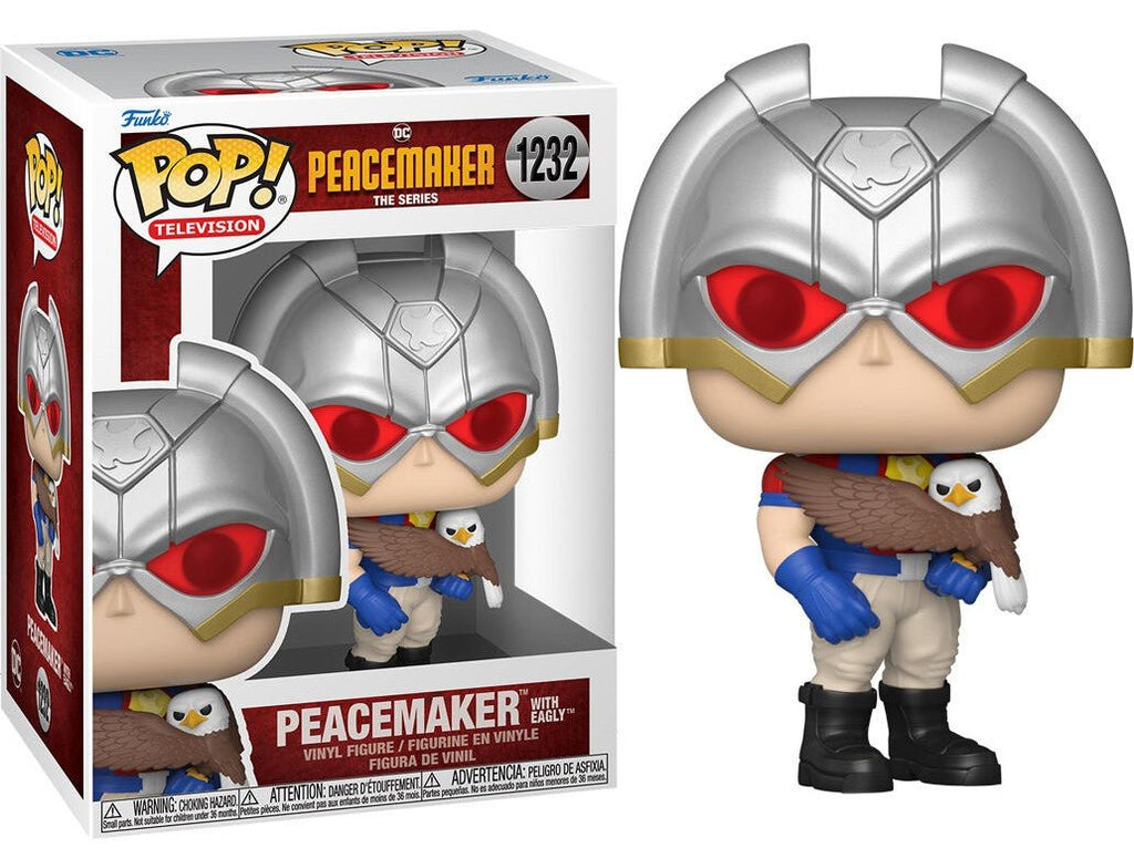 POP! TV Vinyl Figure Peacemaker with Eagly 9 cm - Colecionáveis - Funko