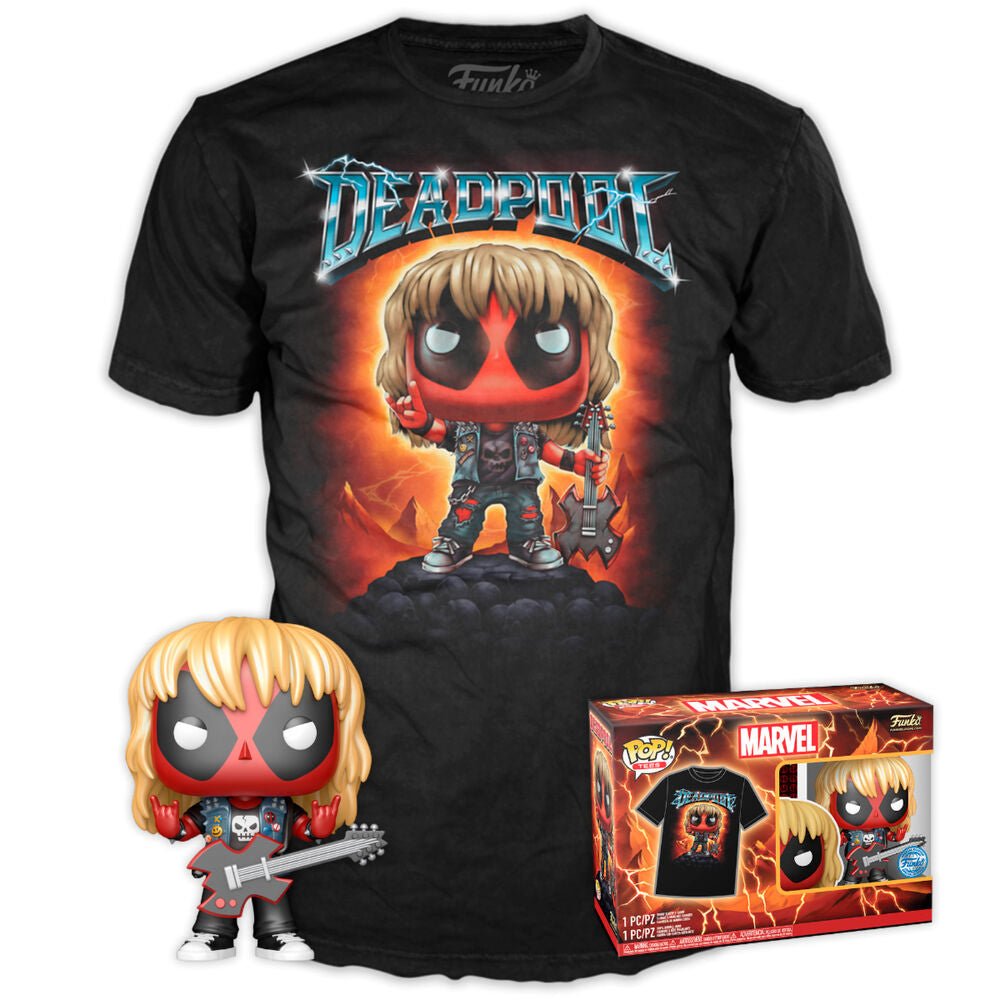 POP! & Tee Marvel Deadpool Heavy Metal - Toys - Funko
