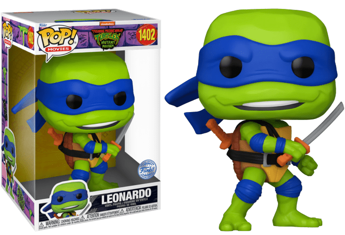 POP! Teenage Mutant Ninja Turtles Super Sized Jumbo Vinyl Figure Leonardo 25 cm - Colecionáveis - Funko