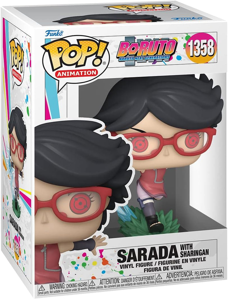 POP! Television Boruto - Naruto Next Generations Sarada w/Sharingan 9 cm - Colecionáveis - Funko