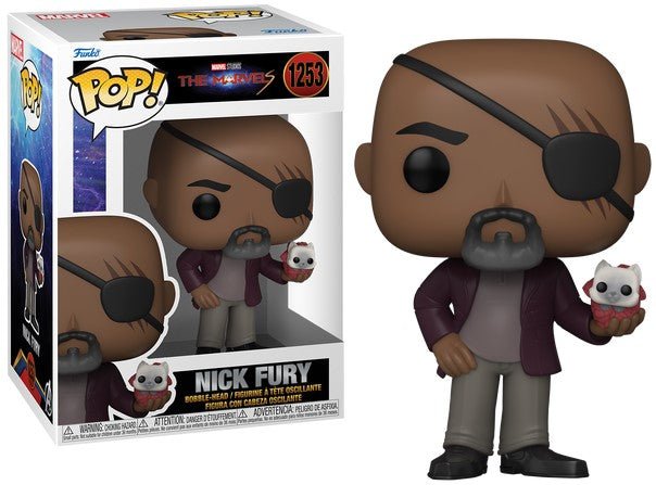 POP! The Marvels Vinyl Figure Nick Fury 9 cm - Colecionáveis - Funko