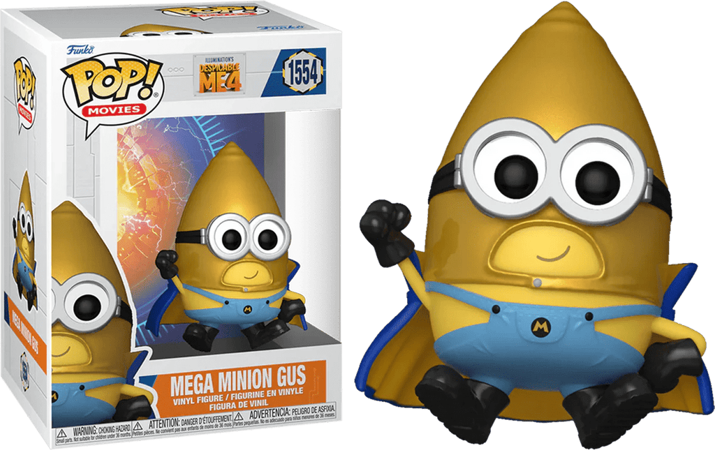 POP! Movies Despicable Me 4 Vinyl Figure Super Gus 9 cm - Colecionáveis - Funko