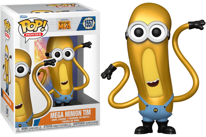 POP! Movies Despicable Me 4 Vinyl Figure Super Tim 9 cm - Colecionáveis - Funko