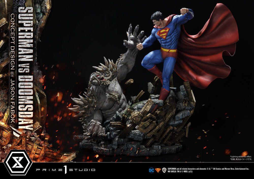 DC Comics Statue 1/3 Superman Vs. Doomsday by Jason Fabok 95 cm - Colecionáveis - Prime 1 Studio
