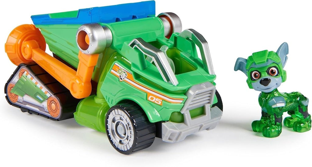 Patrulha Canina - Rocky e Camião de Reciclagem com Luzes e Sons (11 cm) - Toys - Spin Master