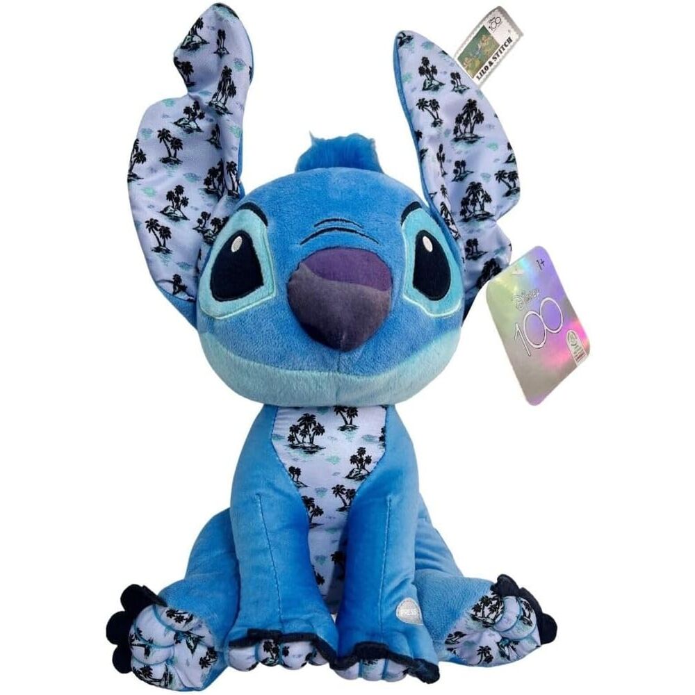 Peluche Stitch 100th Anniversary Disney 30cm com Som - Edição Especial - Toys - Disney