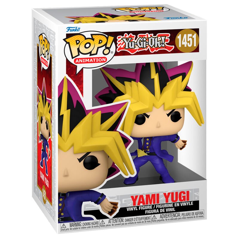 Pop! Animation Yu - Gi - Oh Vinyl Figure Yami Yugi (Dark King) 9 cm - Toys - Funko