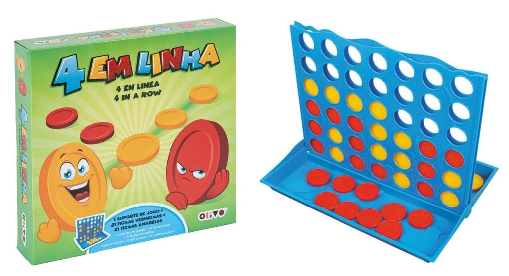 Quatro Em Linha - Jogo de Estratégia para Toda a Família - Jogos e Puzzles - OLIVO