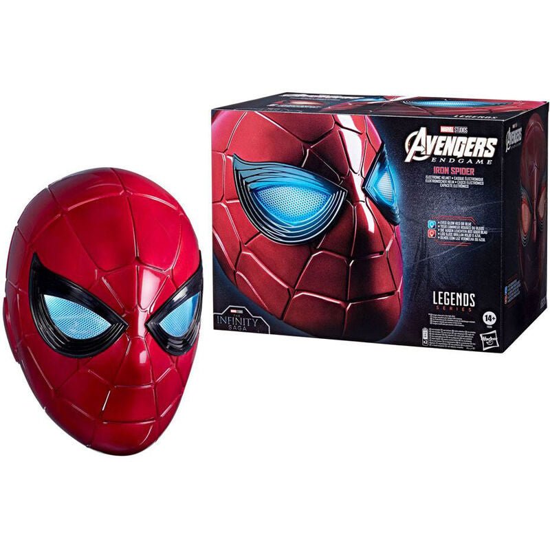 Réplica Capacete Iron Spider Vingadores Marvel Legends - Colecionáveis - Hasbro