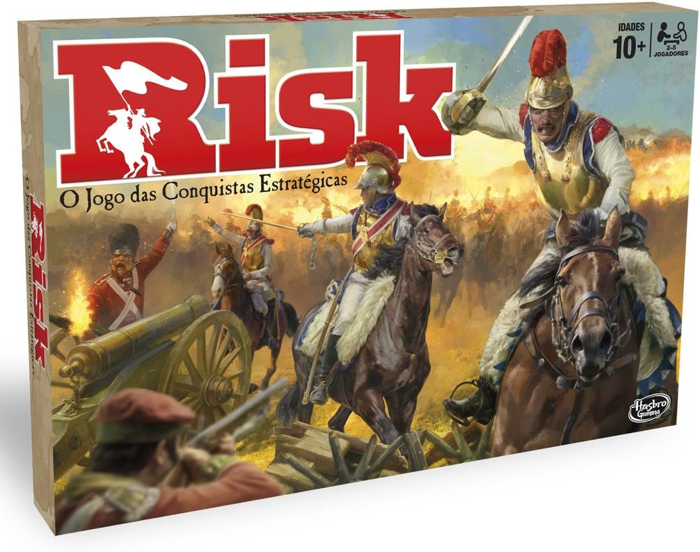 Risk - Jogo Clássico de Estratégia Versão Portuguesa - Jogos e Puzzles - Hasbro