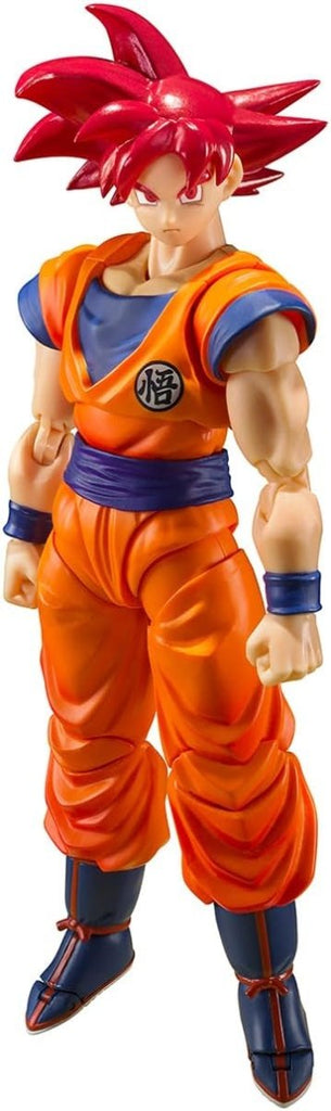 S.H. Figuarts Super Saiyan God Son Goku - Saiyan God of Virtue (Dragon Ball Super) 14cm - Toys - Bandai Tamashii Nations