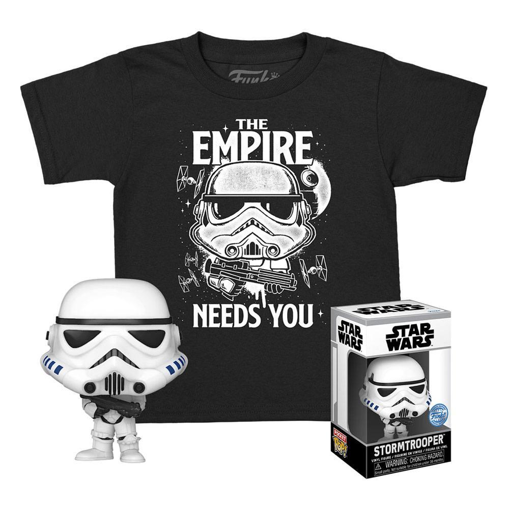 Star Wars Pocket POP! & Tee Box Stormtrooper (KD) - Colecionáveis - Funko