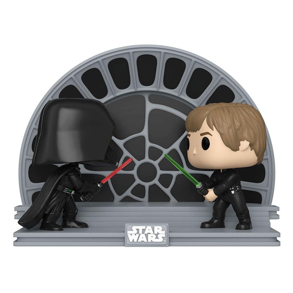 Star Wars Return of the Jedi 40th Anniversary POP Moment! 2 - Pack Luke vs Vader 9 cm - Colecionáveis - Funko