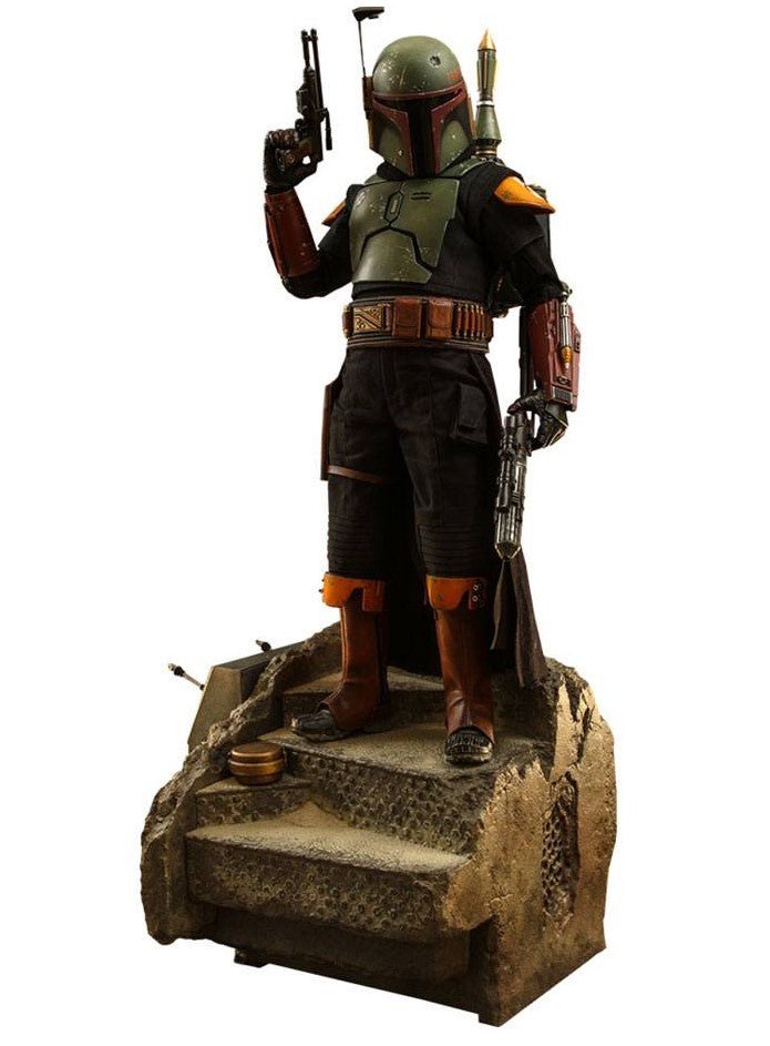 Star Wars: The Book of Boba Fett 1/4 Boba Fett (Versão Deluxe) 45 cm - Colecionáveis - Hot Toys