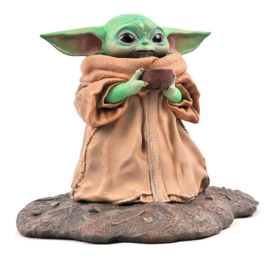 Star Wars the Mandalorian Estátua Premier Collection 1/2 the Child Soup 17 cm - Colecionáveis - Diamond Select