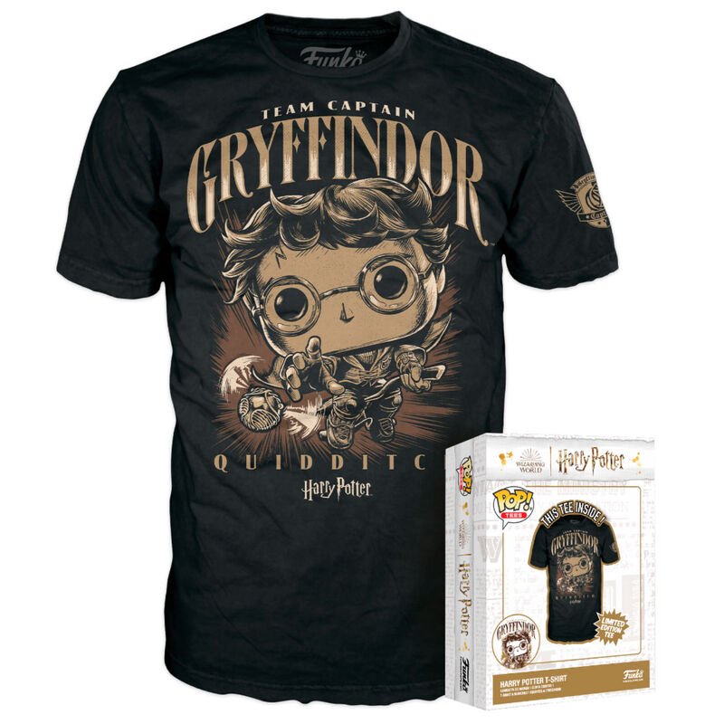 T-shirt Harry Potter Quidditch - Roupa e acessórios - Funko