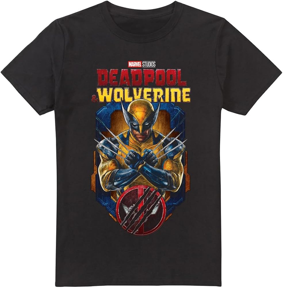 T-shirt Marvel Deadpool & Wolverine - Wolverine Torn Frame - Roupa e acessórios - MARVEL