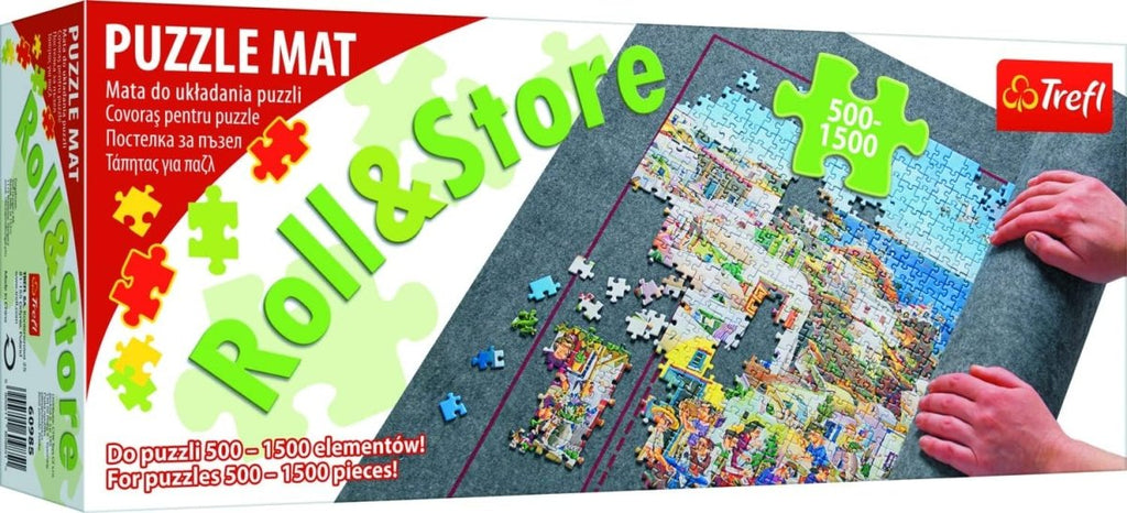 Tapete de Montar e Armazenar Puzzles Trefl - 500 a 1500 Peças com Fecho de Velcro - Jogos e Puzzles - Trefl