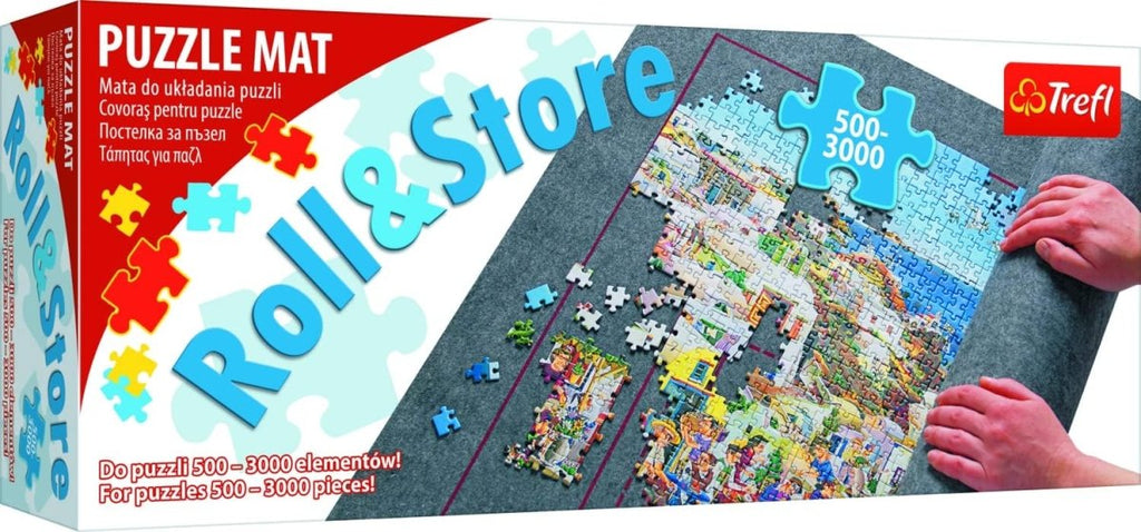 Tapete de Montar e Armazenar Puzzles Trefl - 500 a 3000 Peças com Fecho de Velcro - Jogos e Puzzles - Trefl