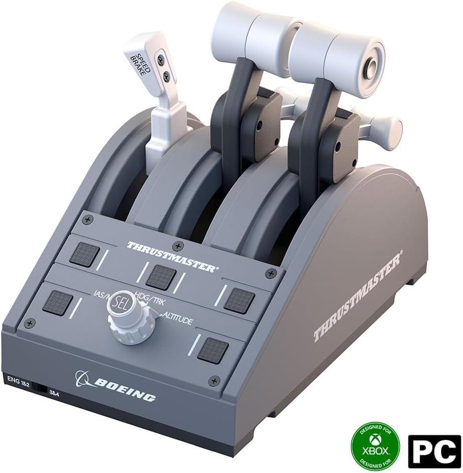 Thrustmaster TCA Quadrant Boeing Edition Réplica oficial do Boeing Xbox e PC - TEK - Informática - Thrustmaster