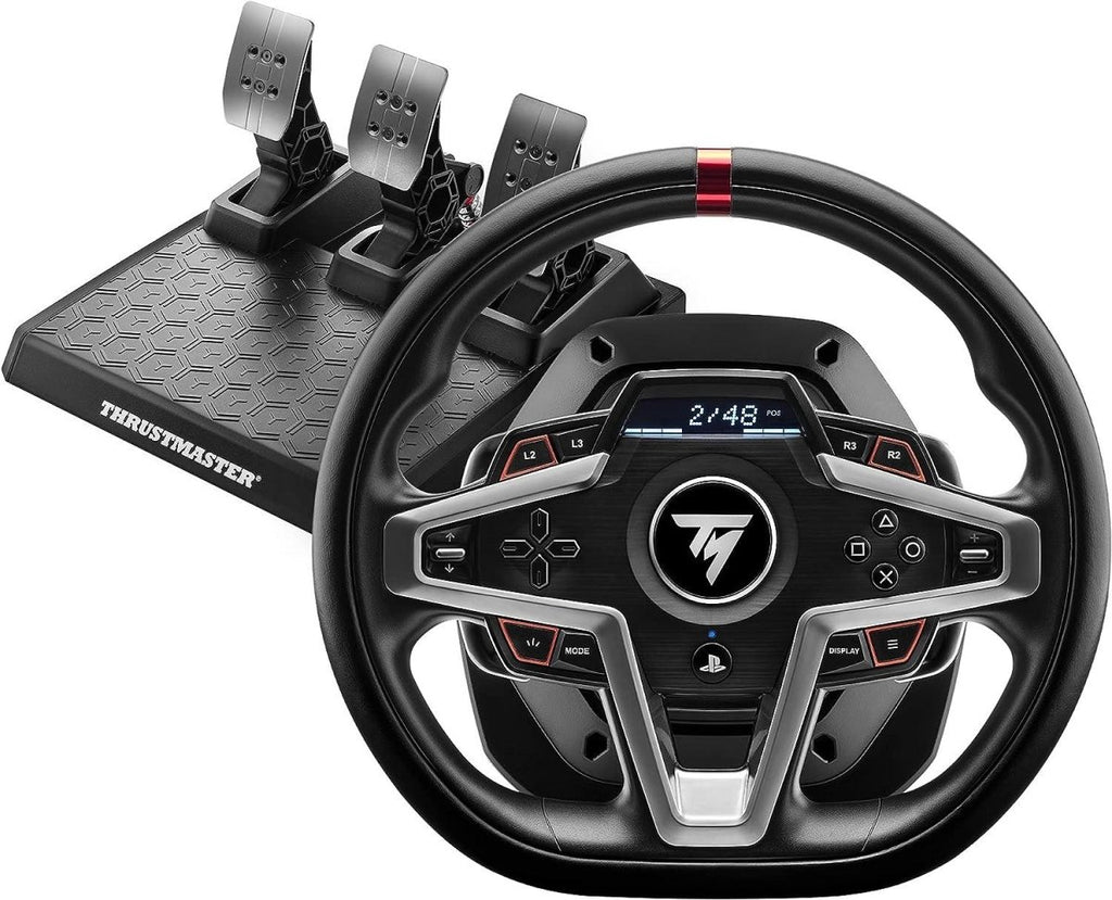 Volante Thrustmaster T248 e Pedais Magnéticos Force Feedback para PS5/PS4 e PC - TEK - Informática - Thrustmaster